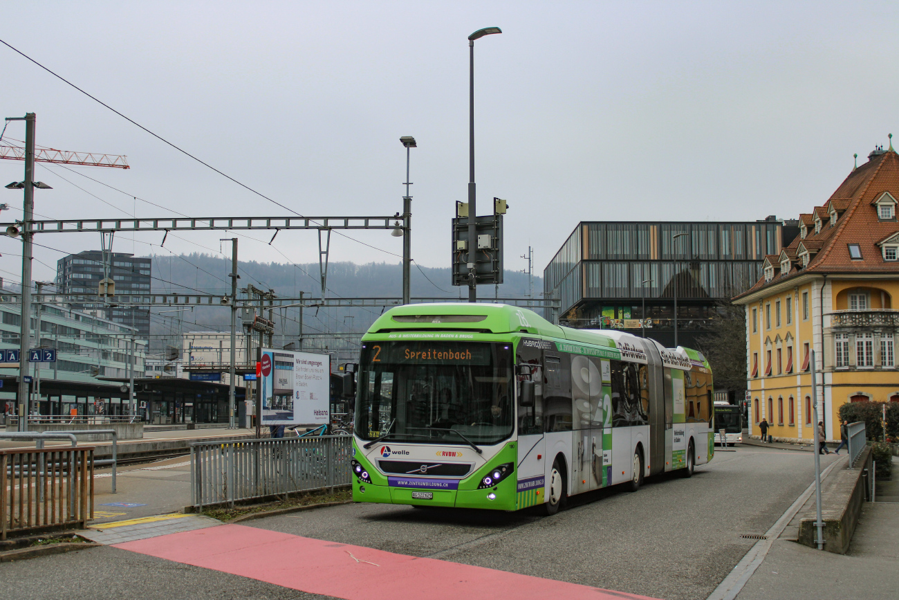 Baden, Volvo 7900A Hybrid # 180