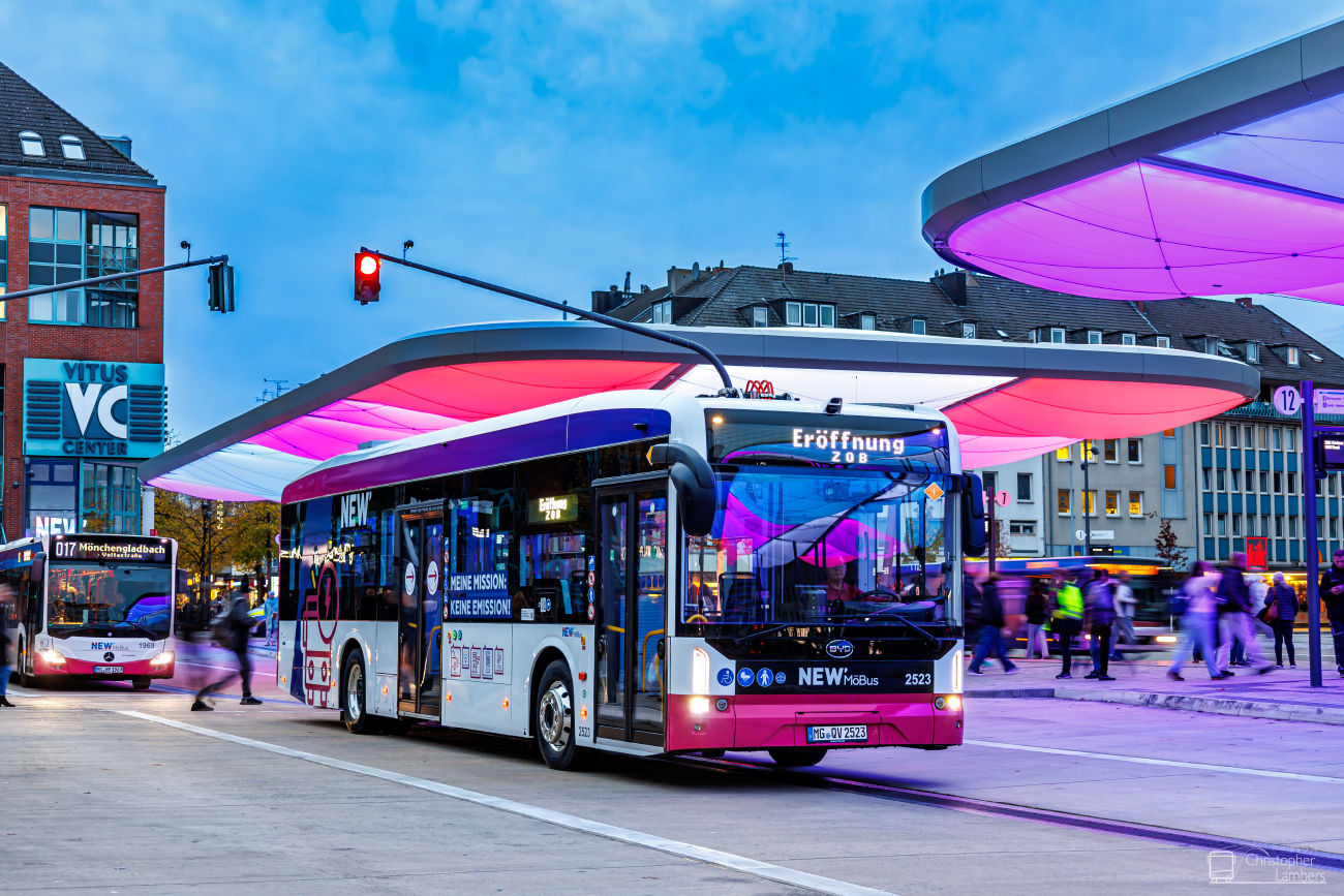 Mönchengladbach, BYD eBus B12.b # 2523