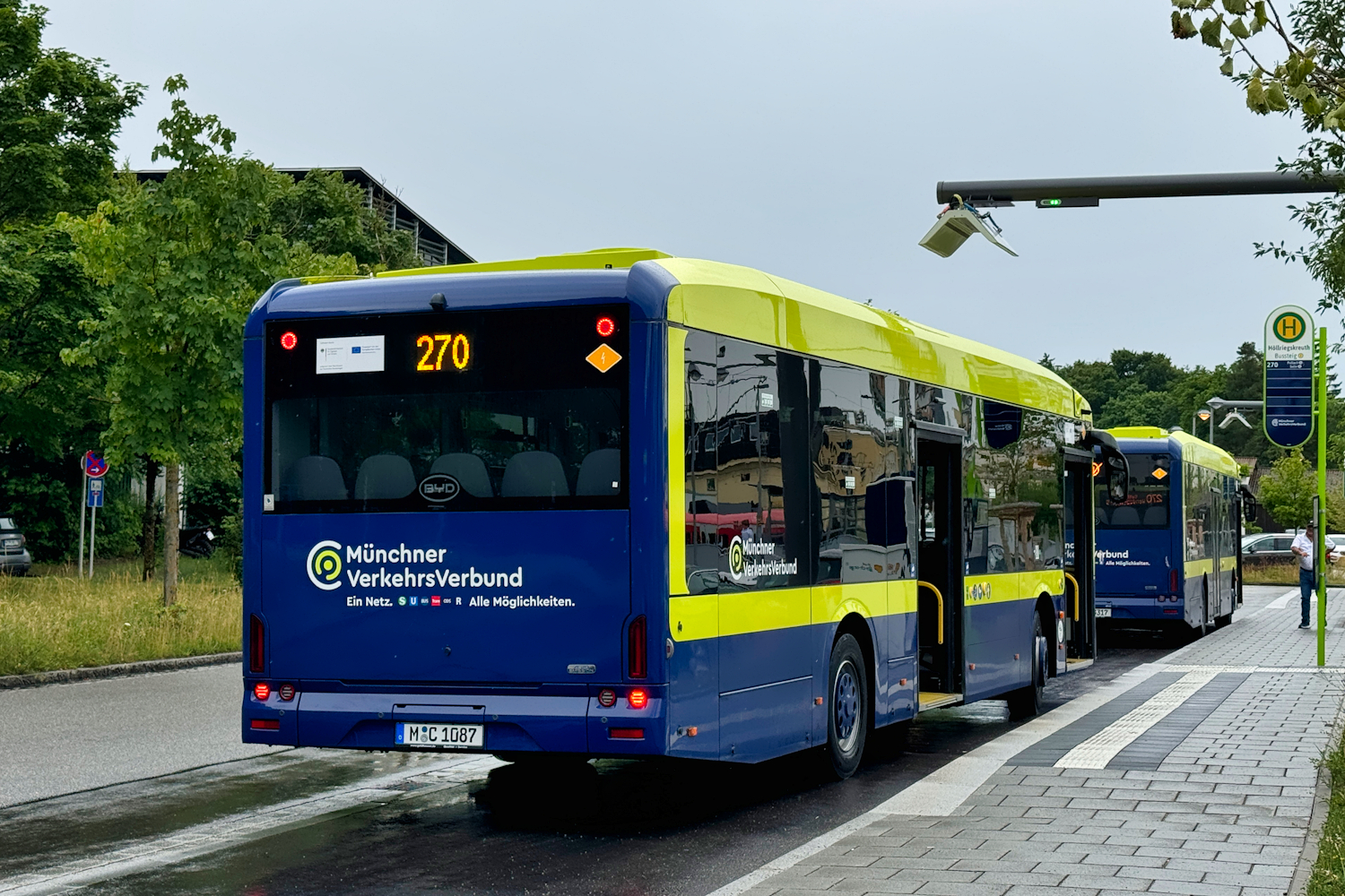 Munich, BYD eBus B12.b # M-C 1087