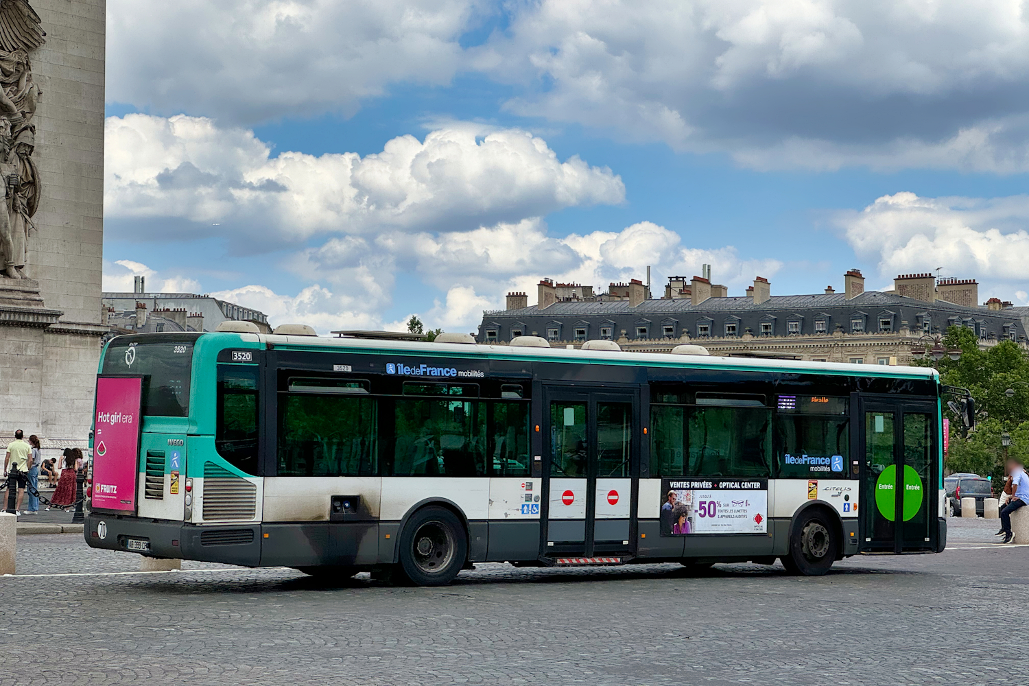 Paris, Irisbus Citelis Line # 3520