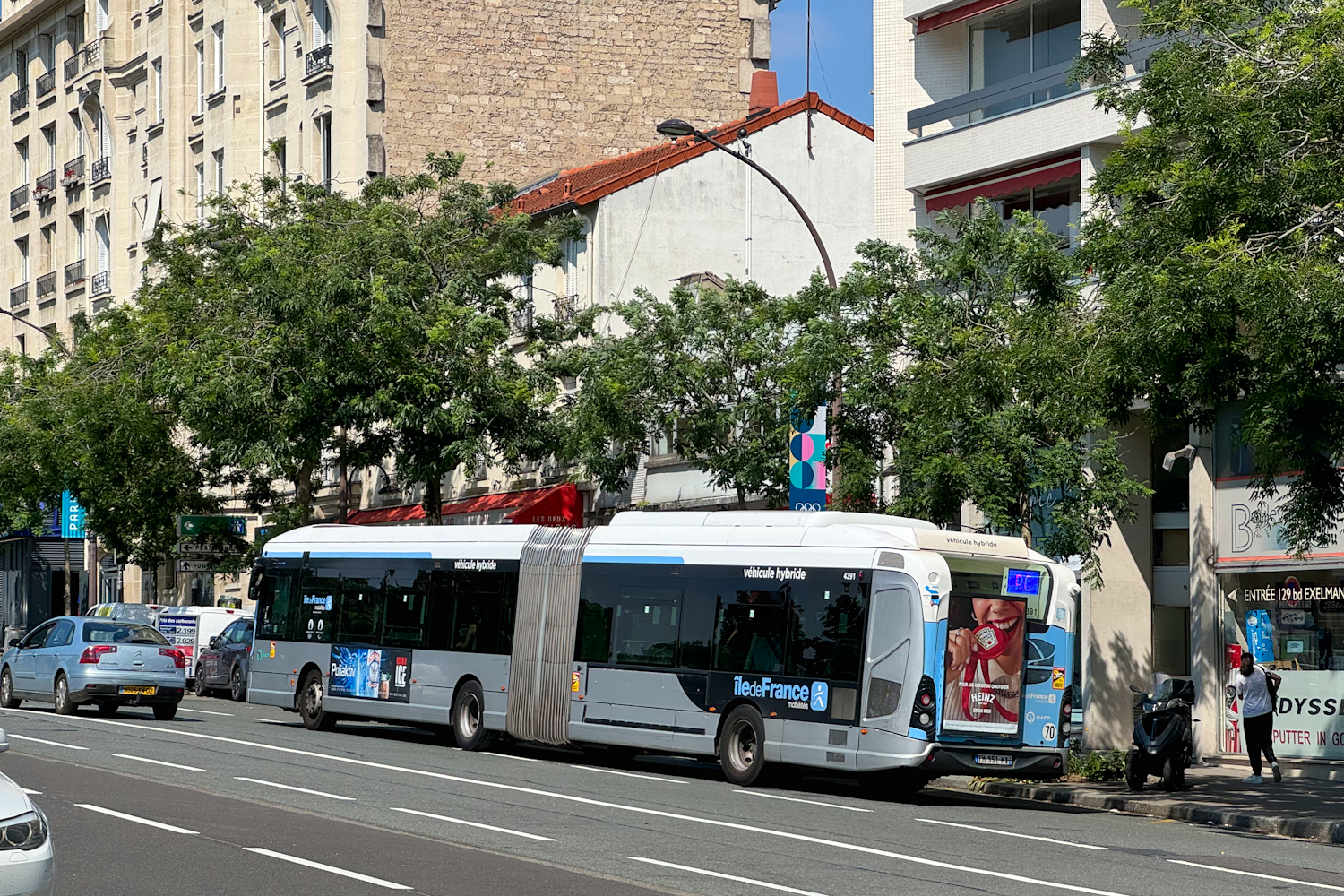 Paris, Heuliez GX437 Hybrid # 4391