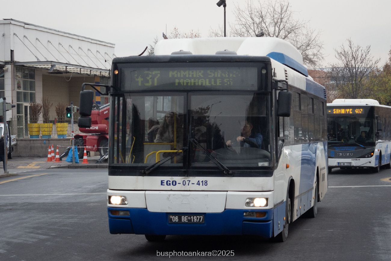 Ankara, MAN A74 Lion's Classic SL313 CNG # 07-418