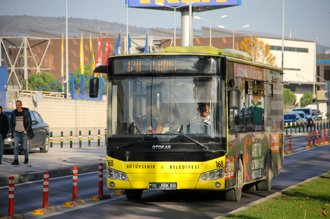 Bursa, Otokar Doruk 190LE # 168