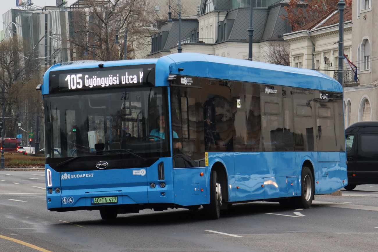 Budapest, BYD eBus B12.b # AO IA-477