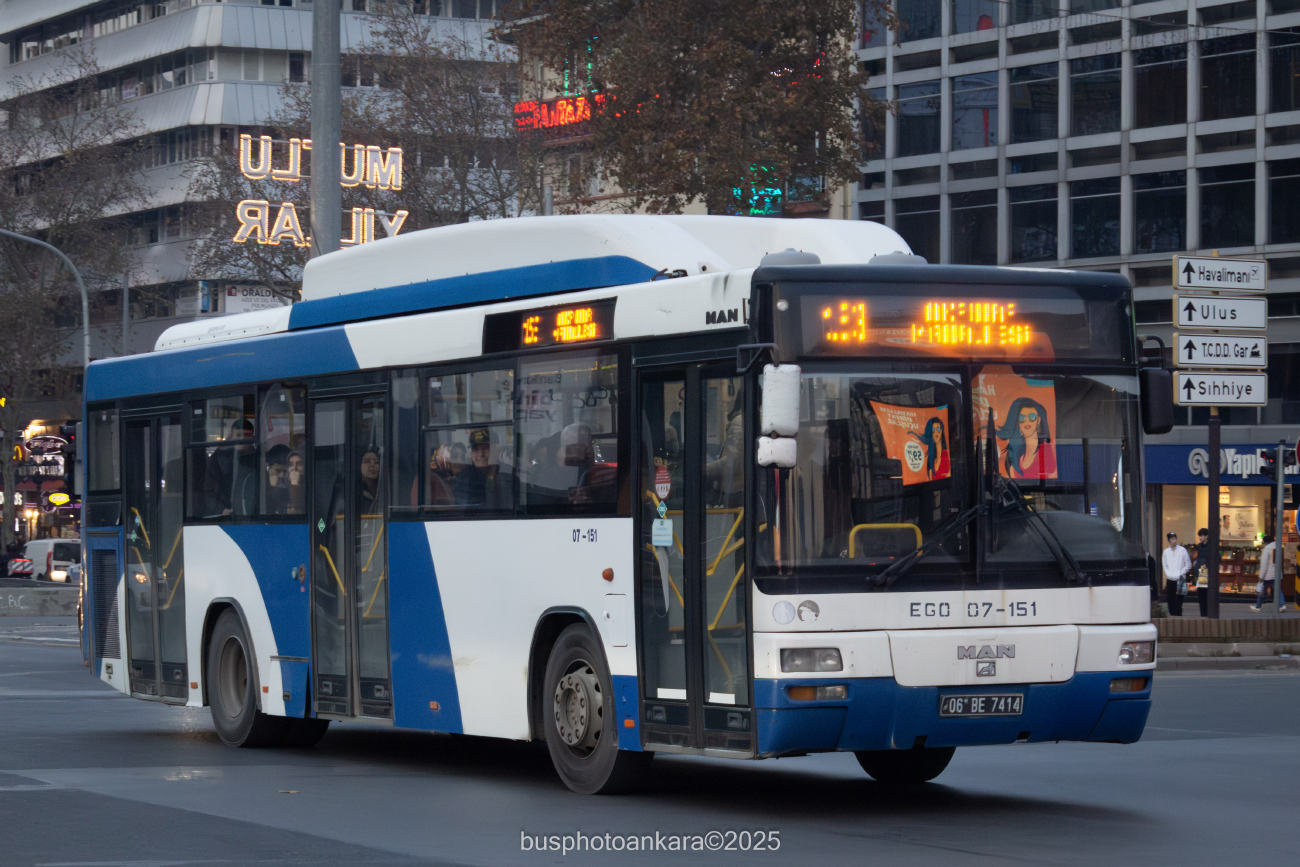 Ankara, MAN A74 Lion's Classic SL313 CNG # 07-151