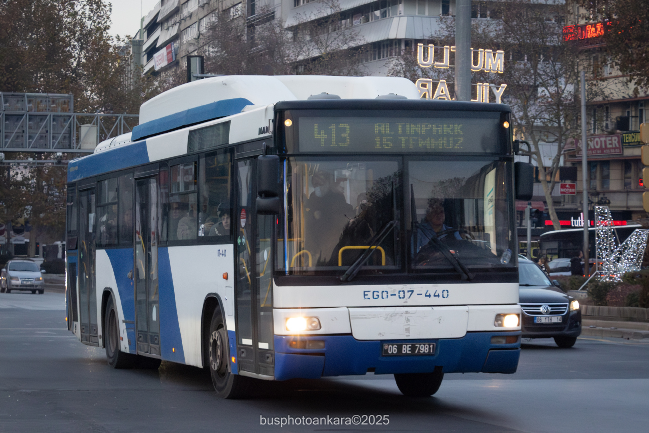 Ankara, MAN A74 Lion's Classic SL313 CNG # 07-440